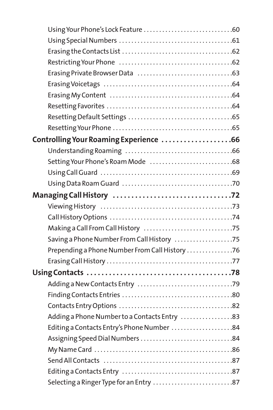 Sprint Nextel LX160 User Manual | Page 3 / 185