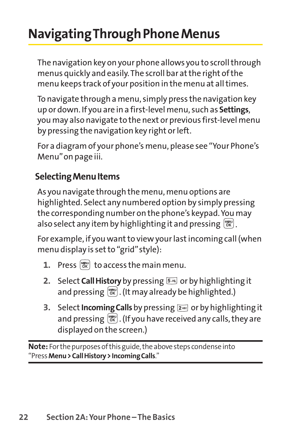 Navigating through phone menus | Sprint Nextel LX160 User Manual | Page 34 / 185