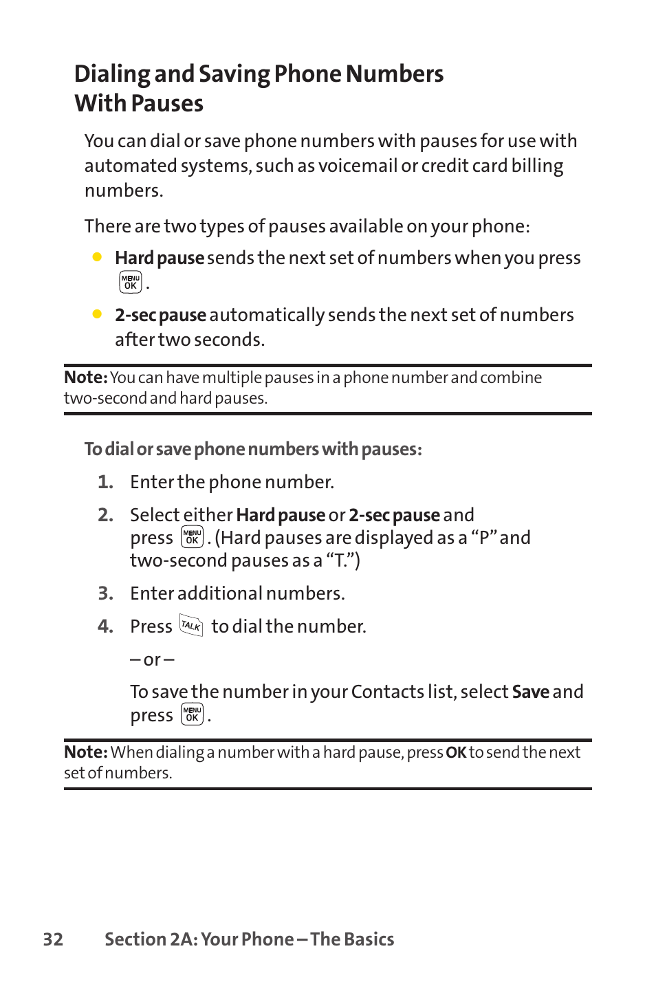 Dialing and saving phone numbers with pauses | Sprint Nextel LX160 User Manual | Page 44 / 185