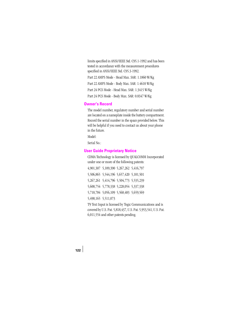 Samsung SPH-N200 User Manual | Page 124 / 152