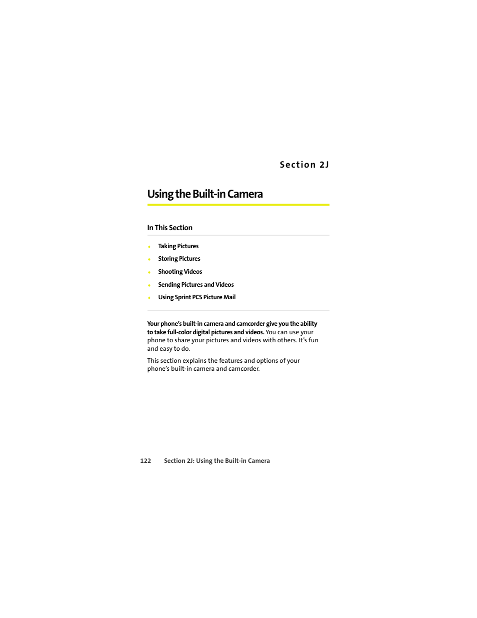 Using the built-in camera, 2j. using the built-in camera | Sprint Nextel MOTOKRZR K1M User Manual | Page 138 / 223
