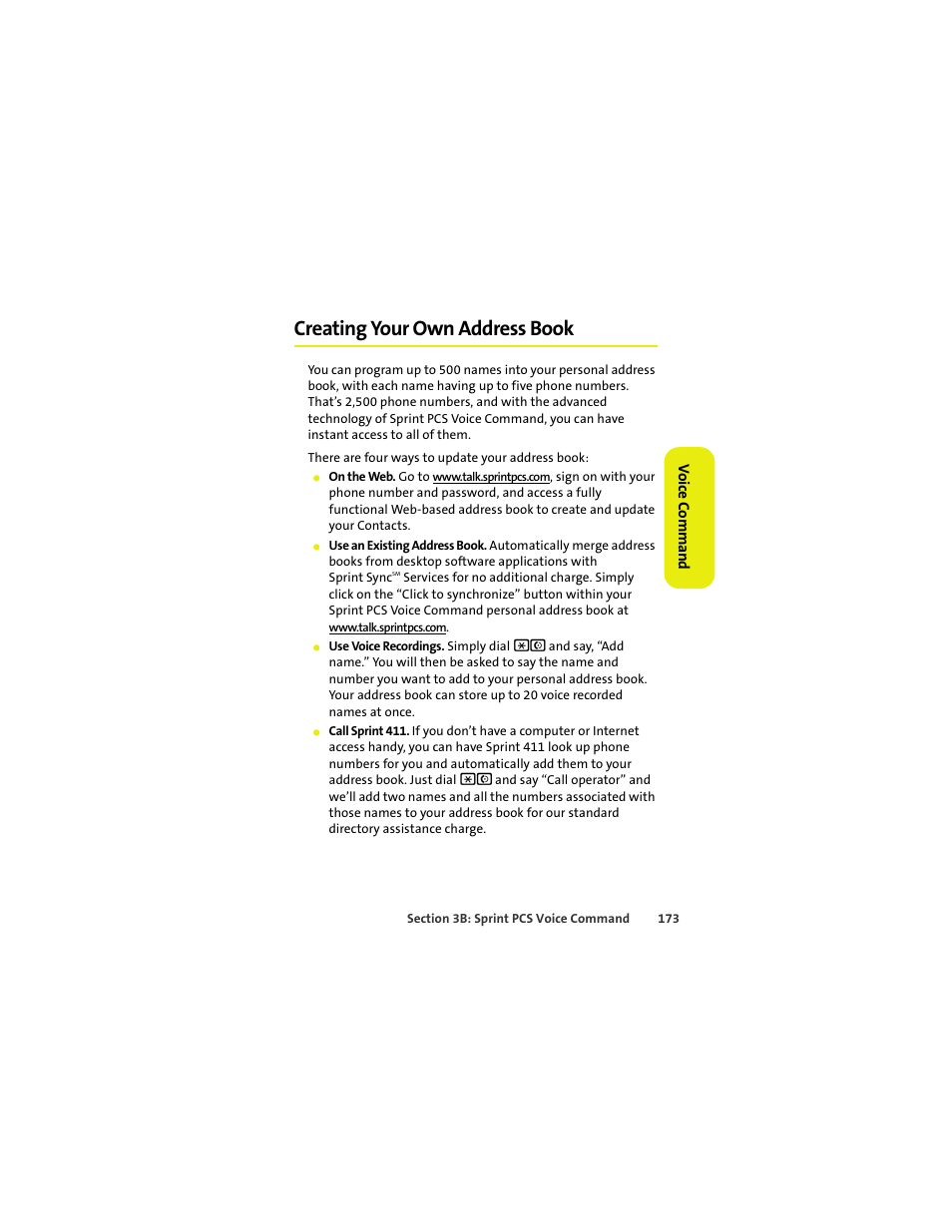 Creating your own address book | Sprint Nextel MOTOKRZR K1M User Manual | Page 189 / 223