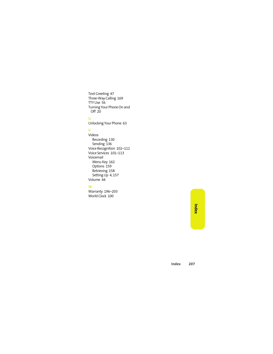 Sprint Nextel MOTOKRZR K1M User Manual | Page 223 / 223