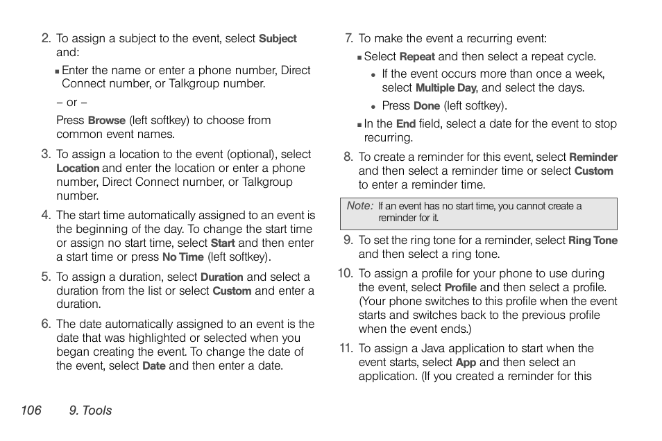 Sprint Nextel BRUTE I686 User Manual | Page 120 / 199