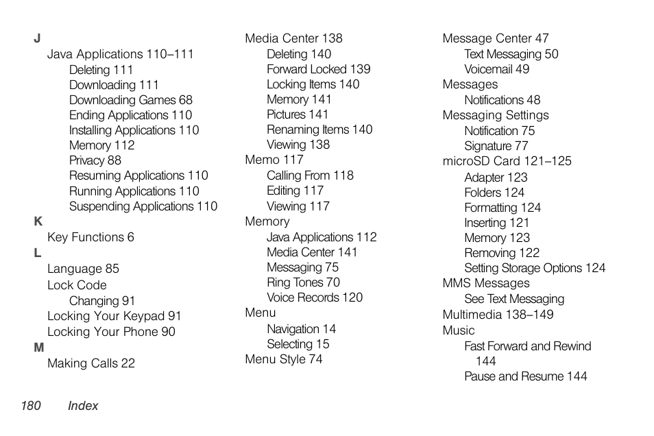 Sprint Nextel BRUTE I686 User Manual | Page 194 / 199
