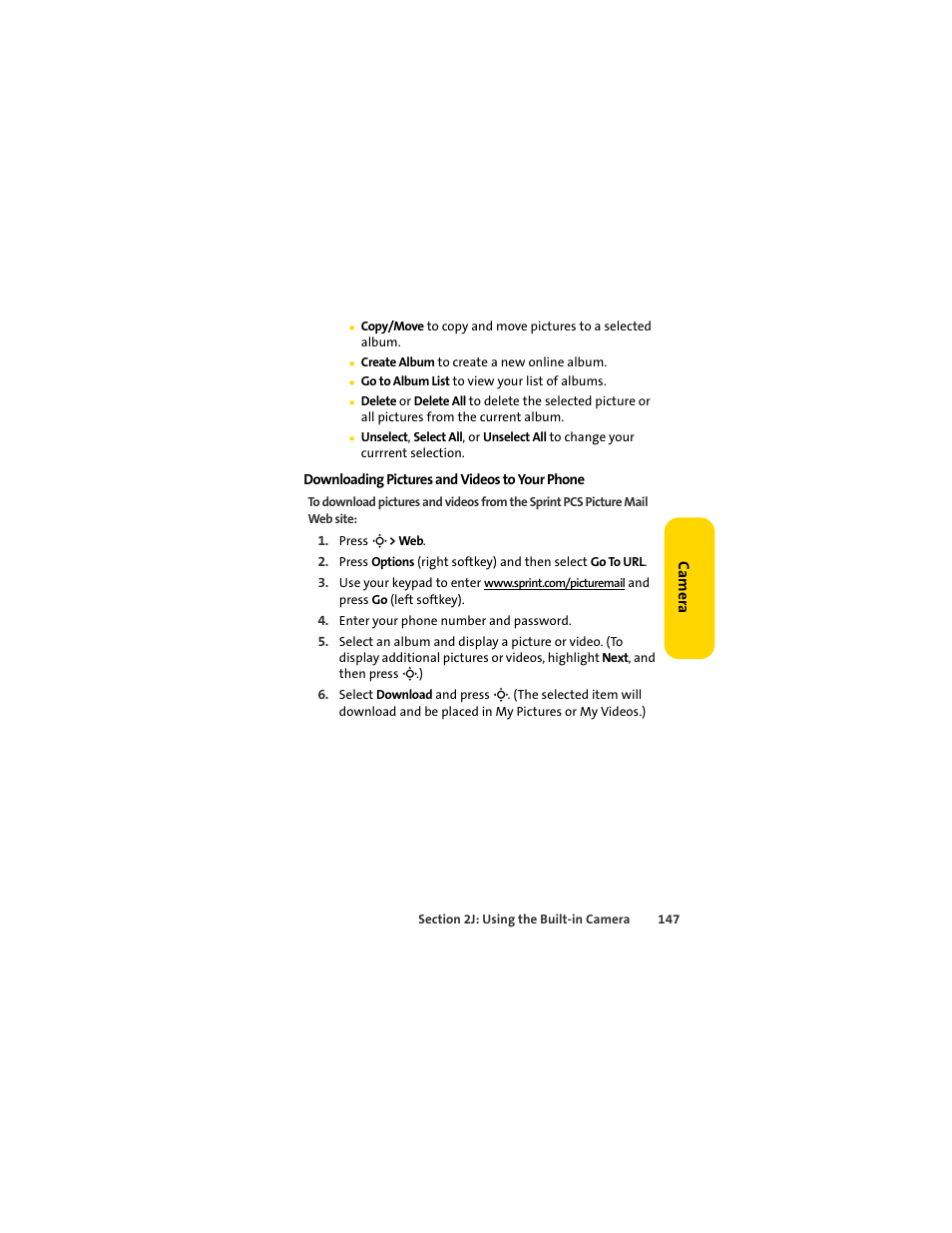 Sprint Nextel MOTOSLVR L7C User Manual | Page 163 / 228