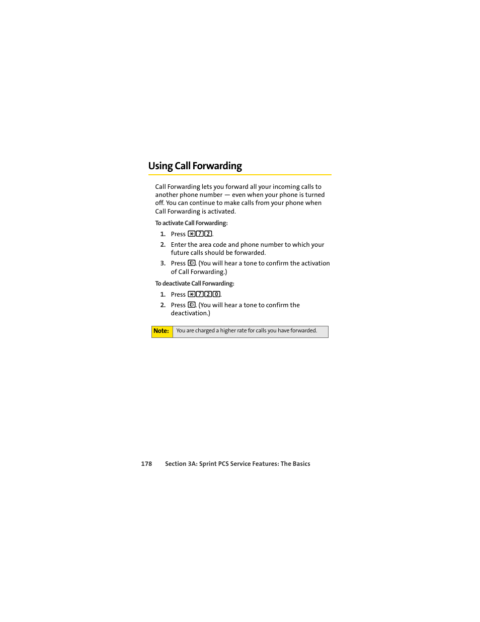 Using call forwarding | Sprint Nextel MOTOSLVR L7C User Manual | Page 194 / 228