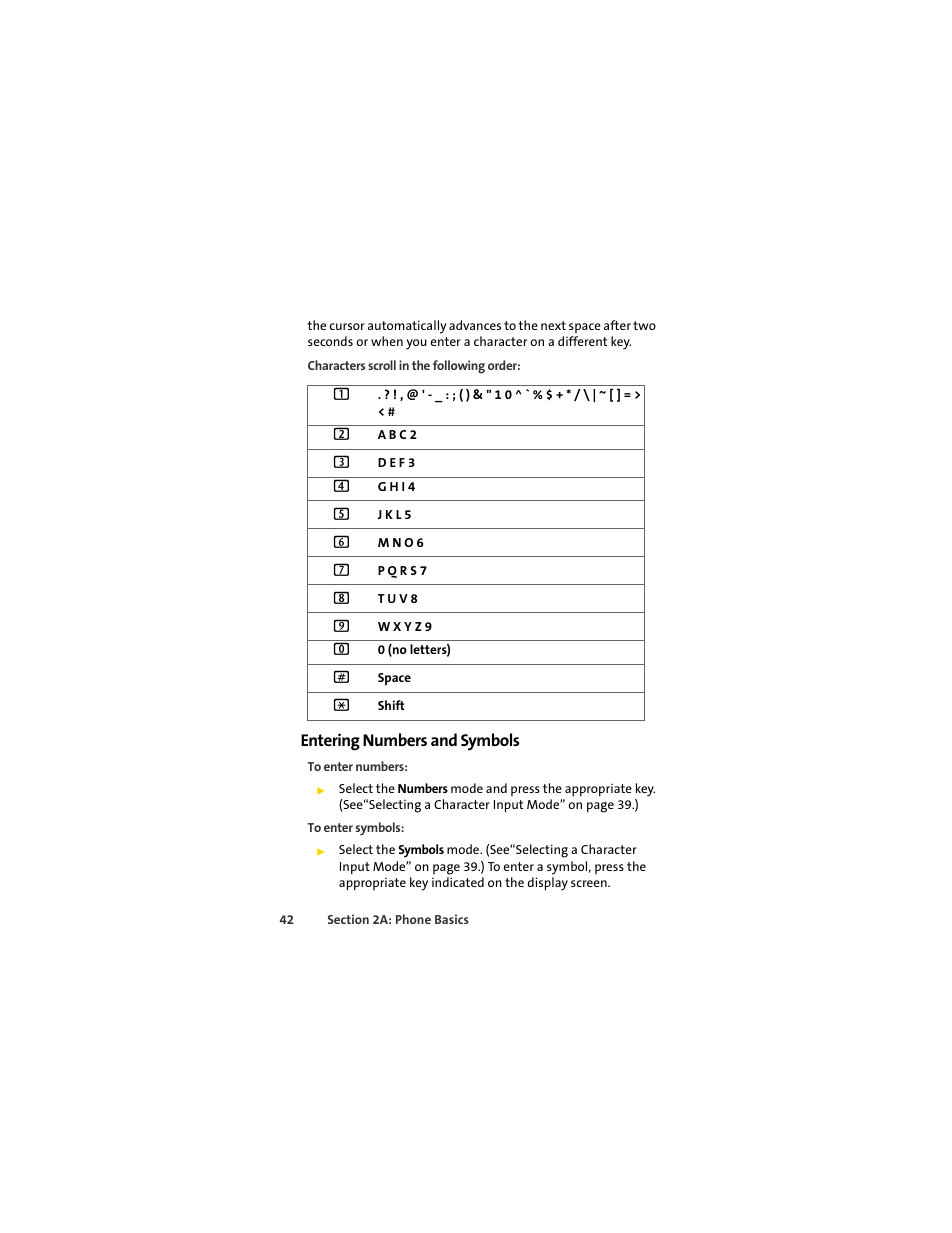 Entering numbers and symbols | Sprint Nextel MOTOSLVR L7C User Manual | Page 58 / 228