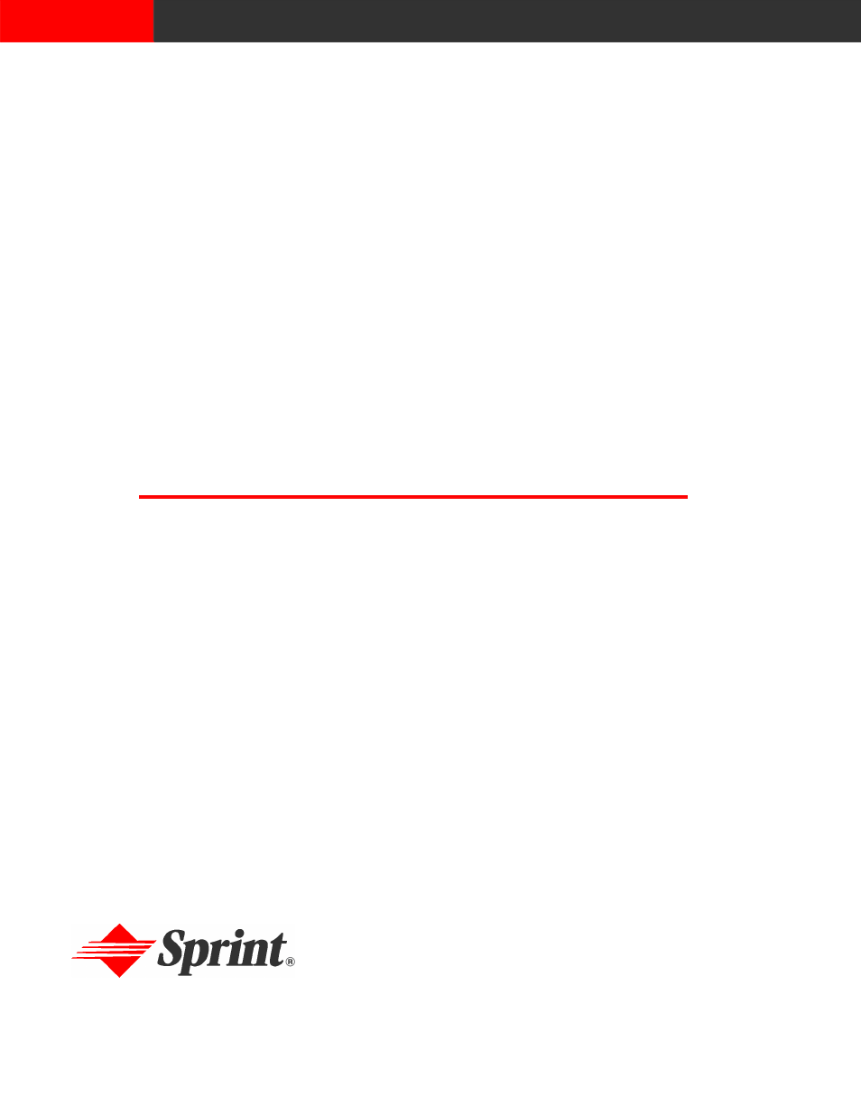 Sprint Nextel Old Telephone Service User Manual | 14 pages