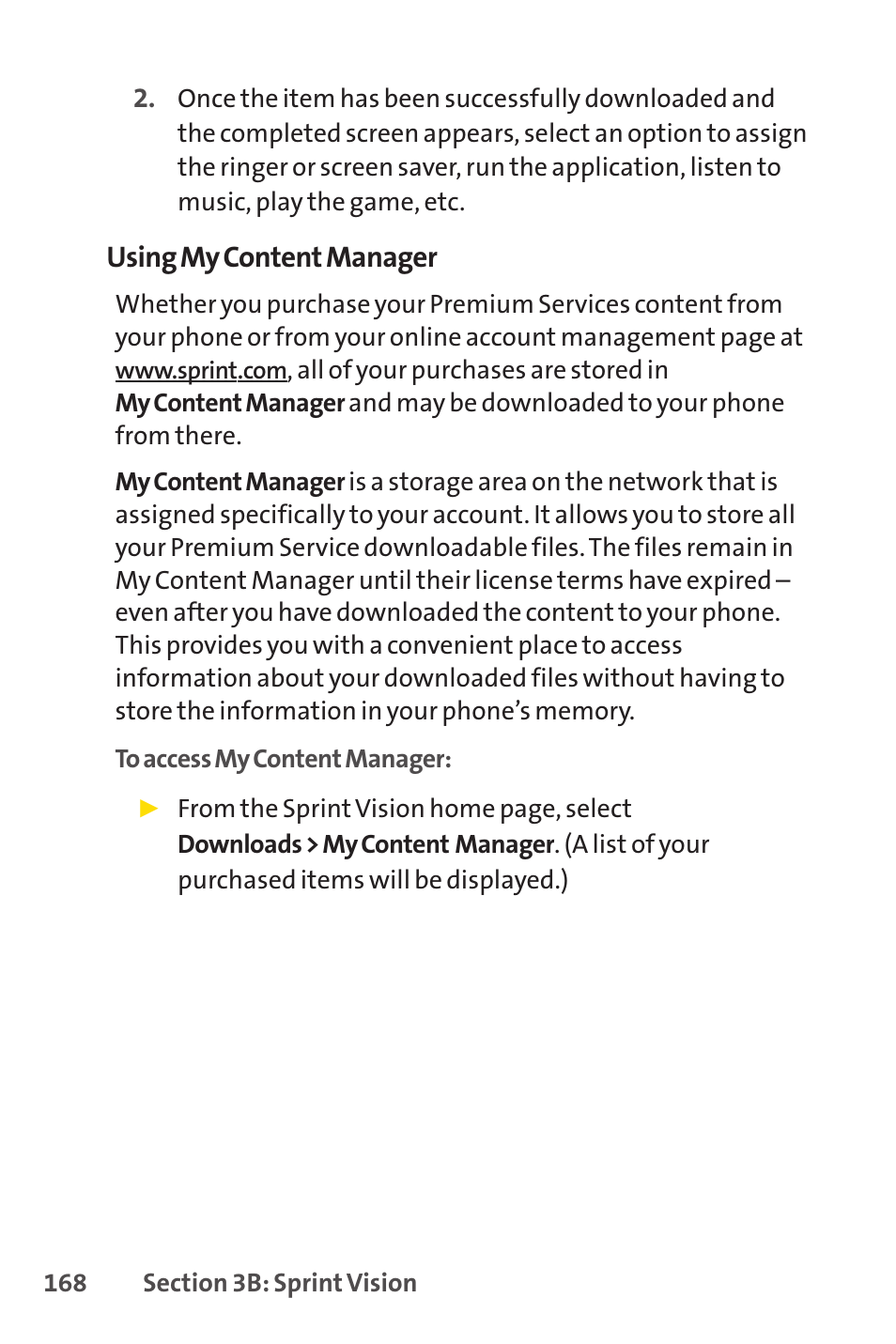 Sprint Nextel VISION S1 User Manual | Page 184 / 218