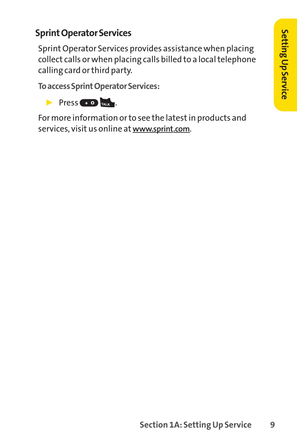 Sprint Nextel VISION S1 User Manual | Page 25 / 218