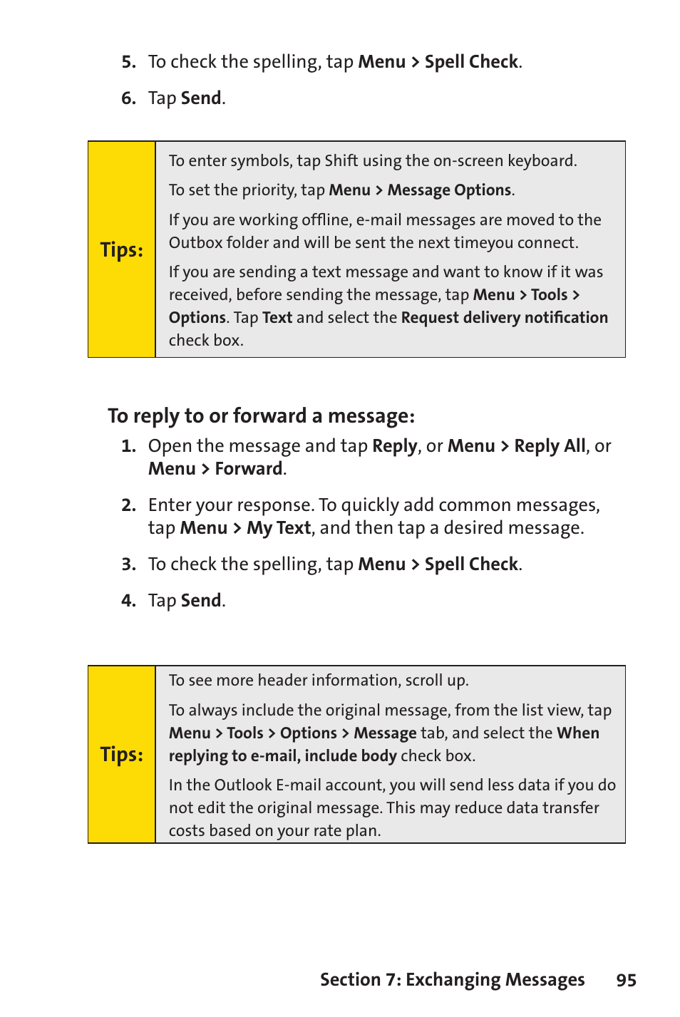 Sprint Nextel Sprint PCS Vision Smart Device PPC-6700 User Manual | Page 101 / 164