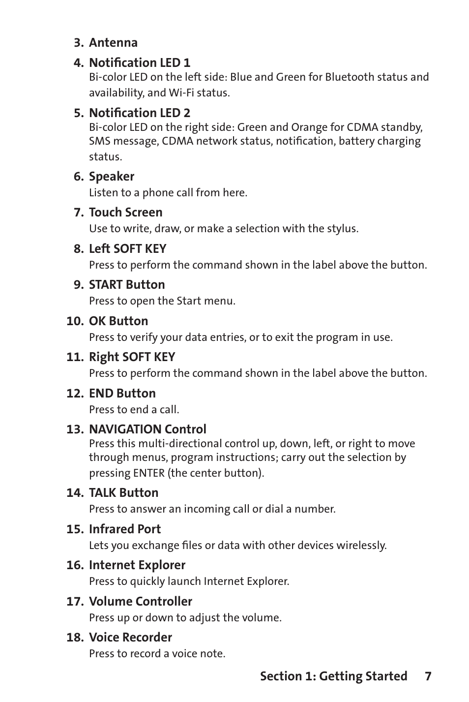 Sprint Nextel Sprint PCS Vision Smart Device PPC-6700 User Manual | Page 13 / 164