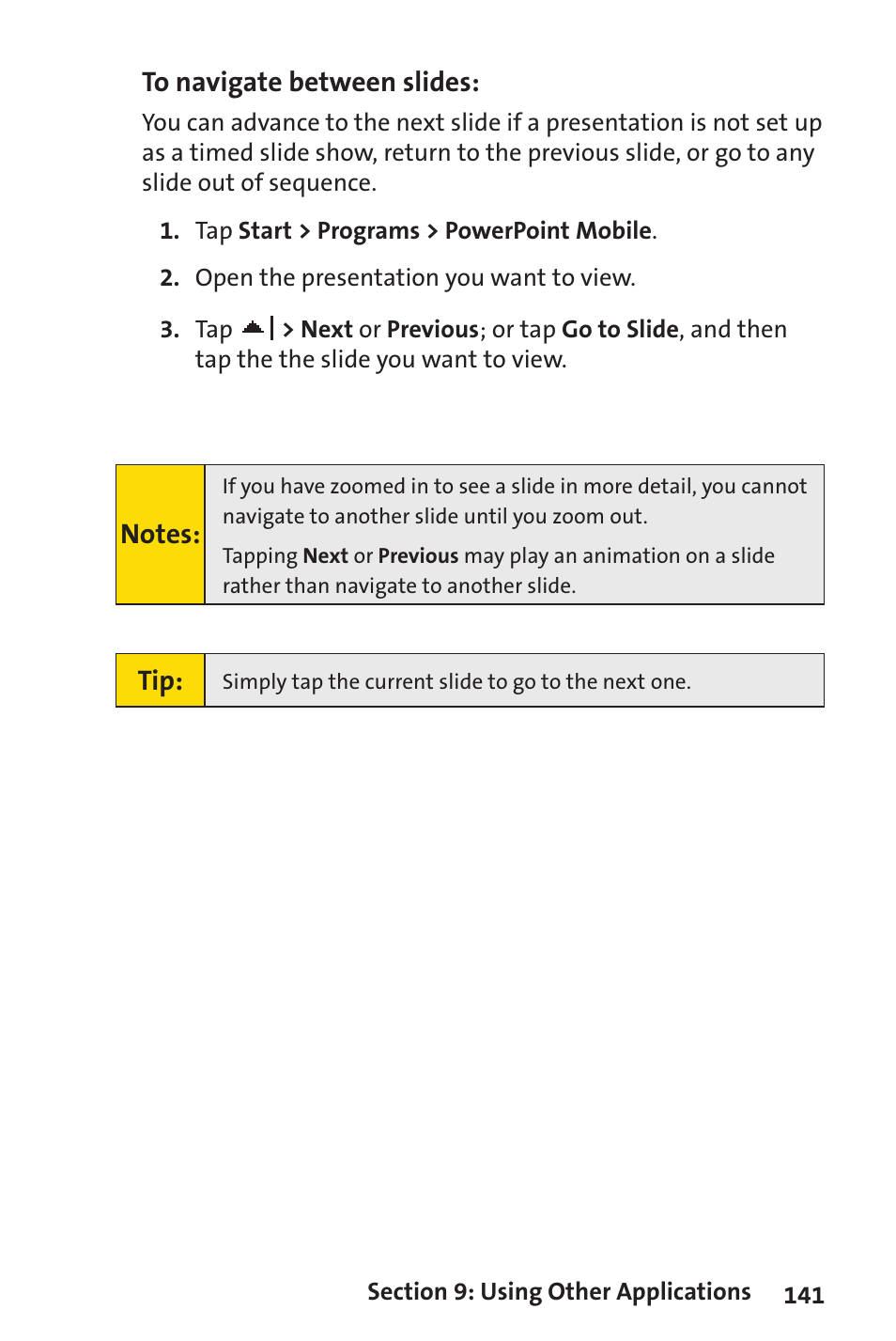 Sprint Nextel Sprint PCS Vision Smart Device PPC-6700 User Manual | Page 147 / 164