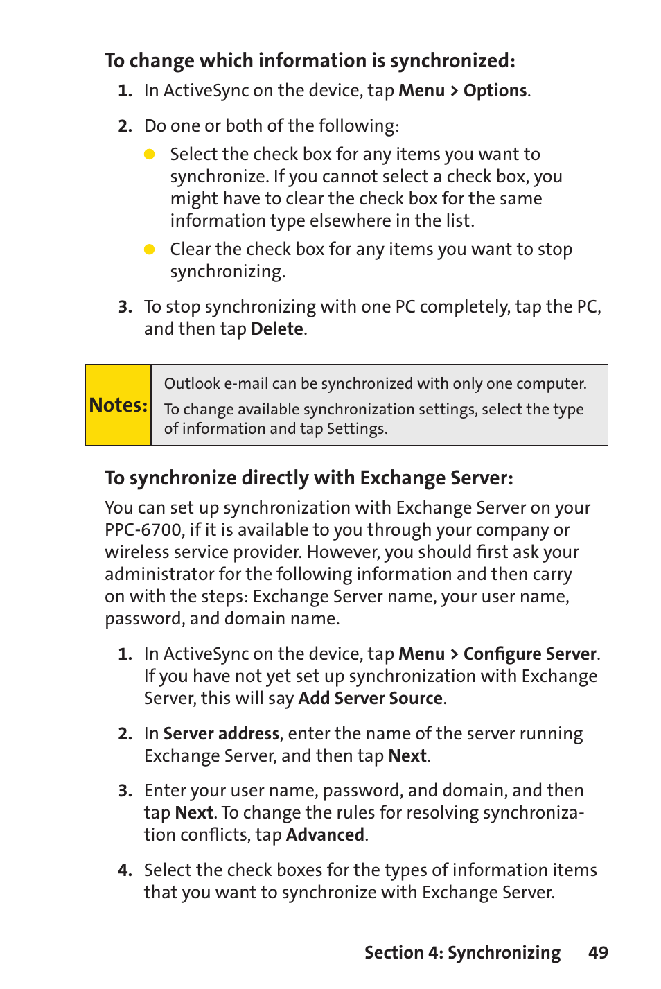 Sprint Nextel Sprint PCS Vision Smart Device PPC-6700 User Manual | Page 55 / 164