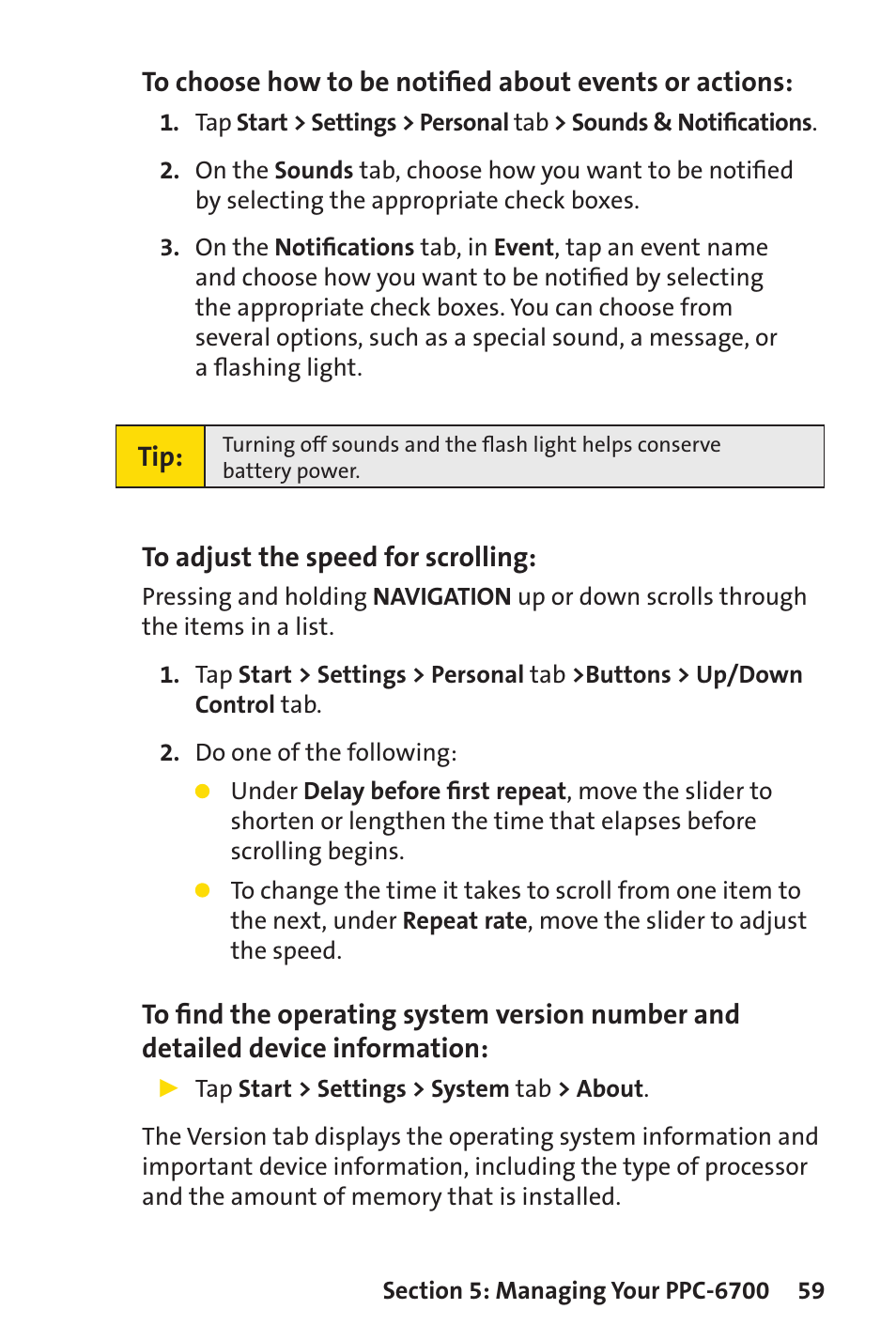 Sprint Nextel Sprint PCS Vision Smart Device PPC-6700 User Manual | Page 65 / 164