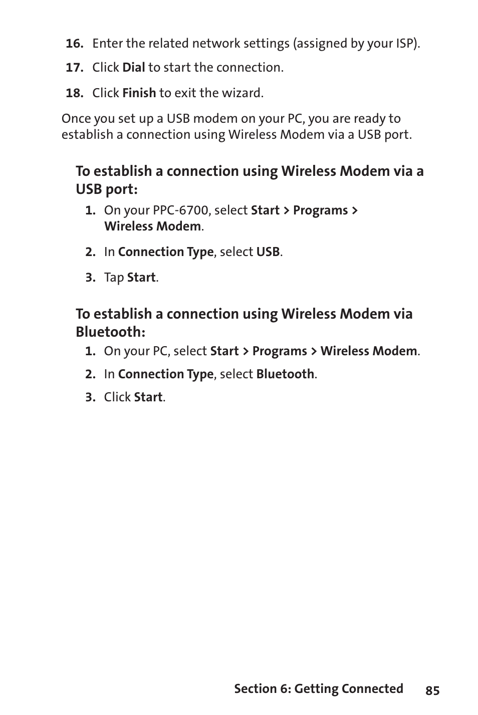 Sprint Nextel Sprint PCS Vision Smart Device PPC-6700 User Manual | Page 91 / 164