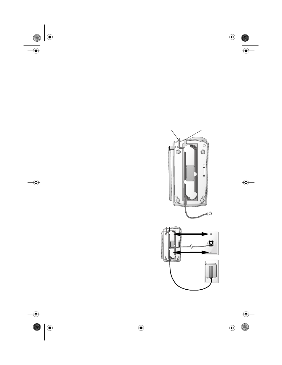 Mounting the base on a wall | Sprint Nextel SP-514 User Manual | Page 8 / 28