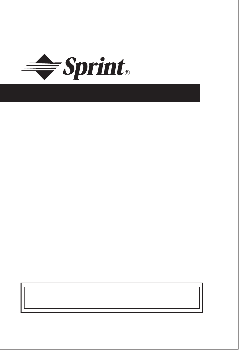 Sprint Nextel 900MHz Digital Cordless Phone with Call Waiting User Manual | 29 pages