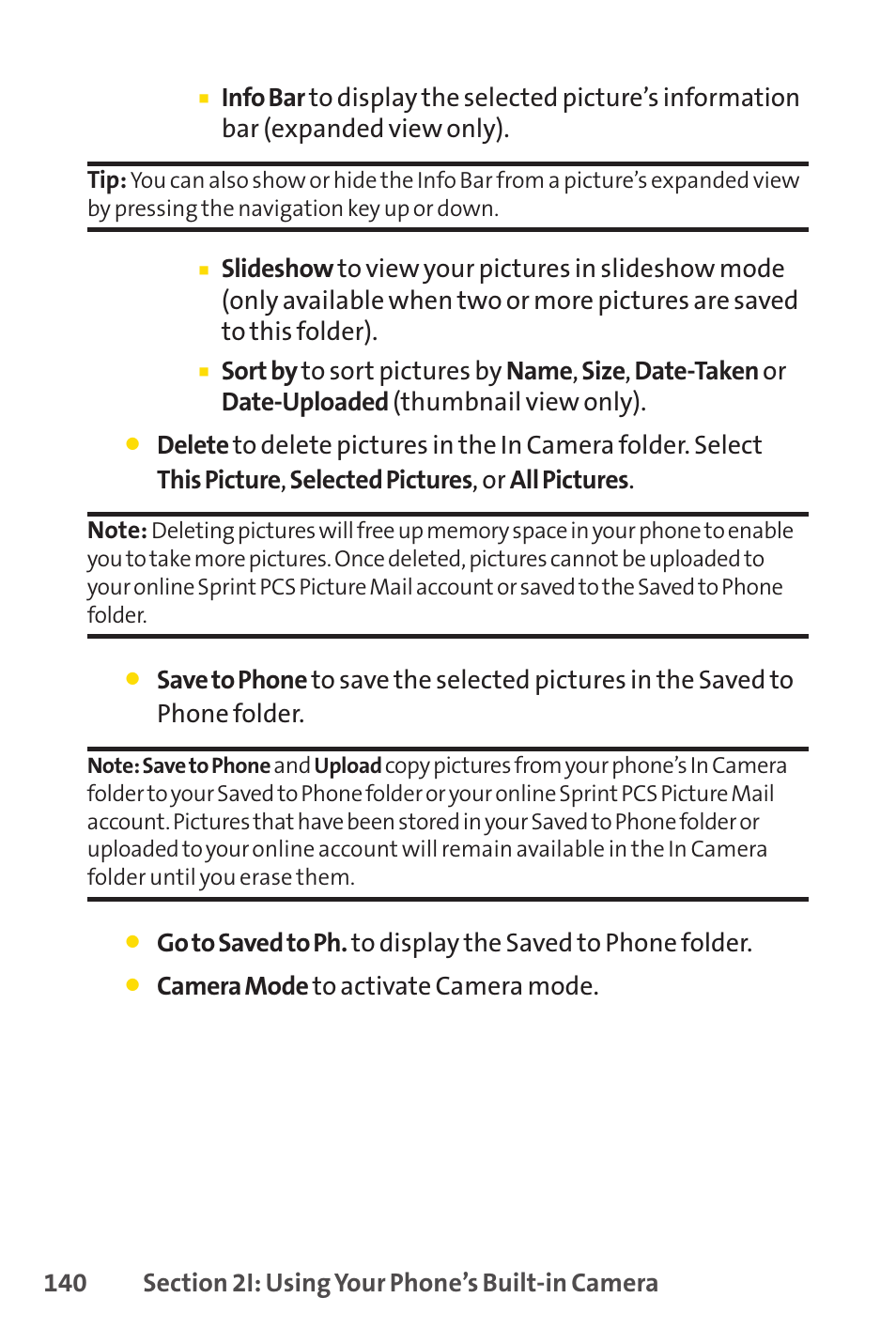 Camera mode to activate camera mode | Sprint Nextel PCSVISIONPHONE SCP-3100 User Manual | Page 156 / 270