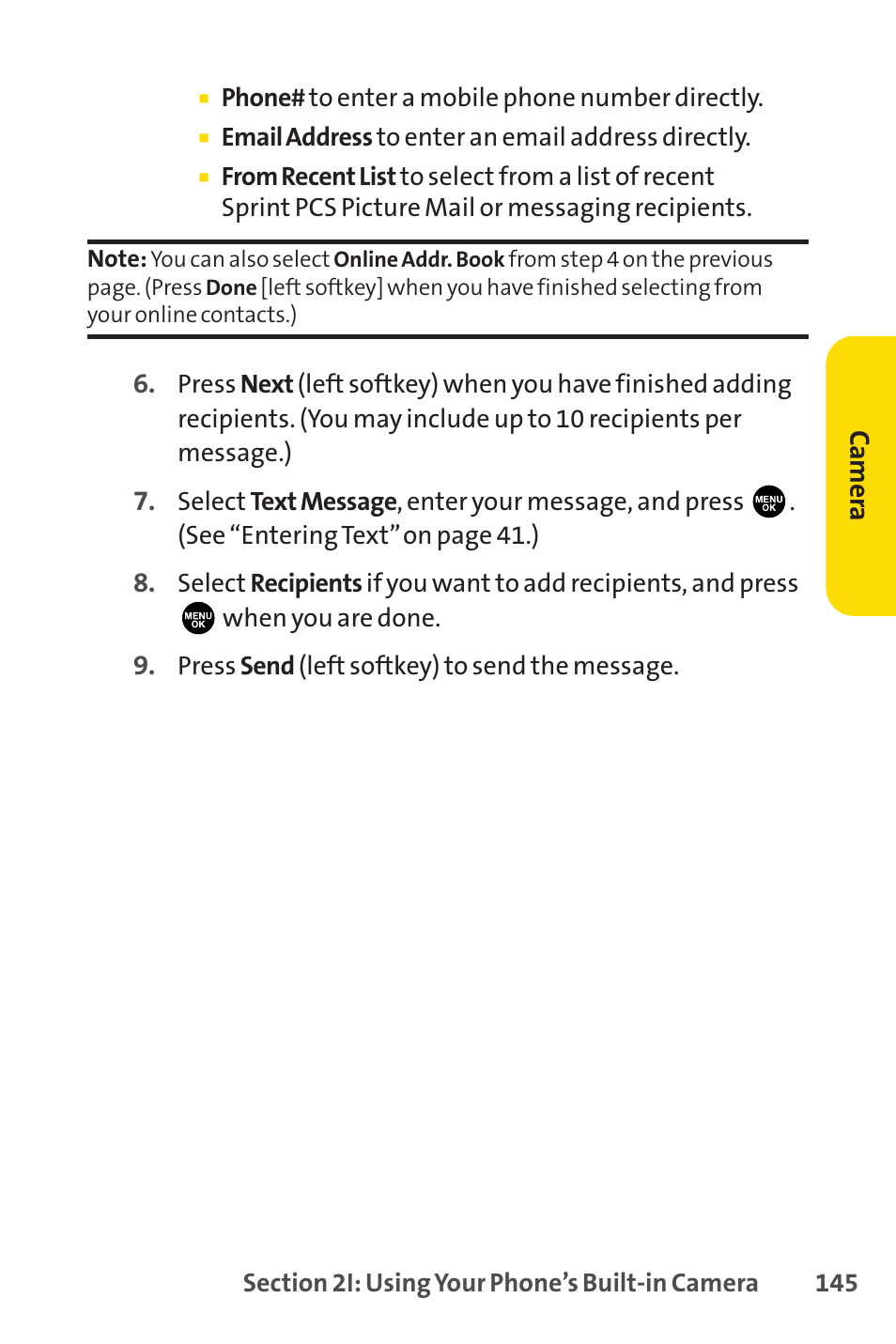 Sprint Nextel PCSVISIONPHONE SCP-3100 User Manual | Page 161 / 270