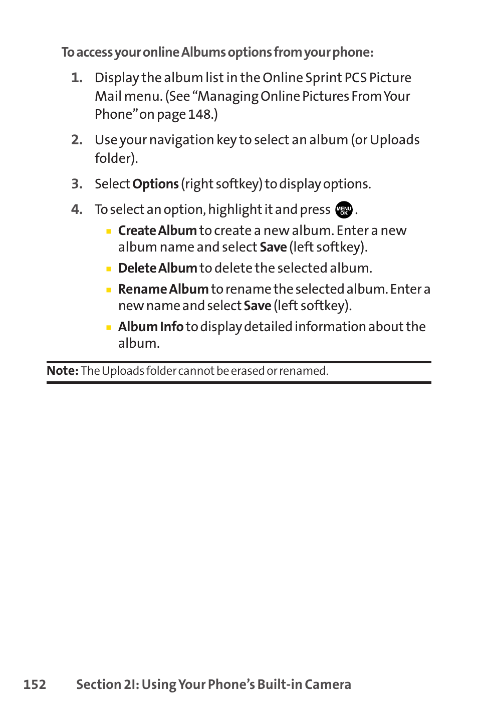 Sprint Nextel PCSVISIONPHONE SCP-3100 User Manual | Page 168 / 270
