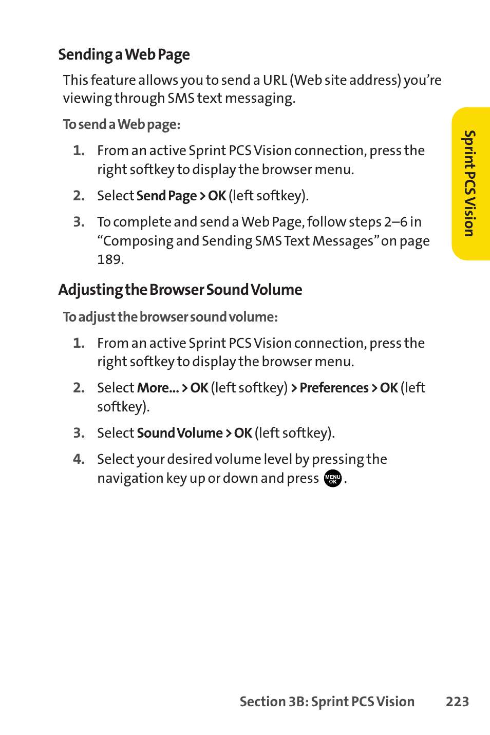 Sprint Nextel PCSVISIONPHONE SCP-3100 User Manual | Page 239 / 270