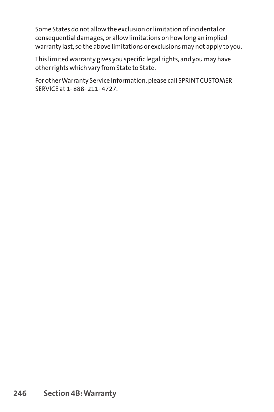 Sprint Nextel PCSVISIONPHONE SCP-3100 User Manual | Page 262 / 270