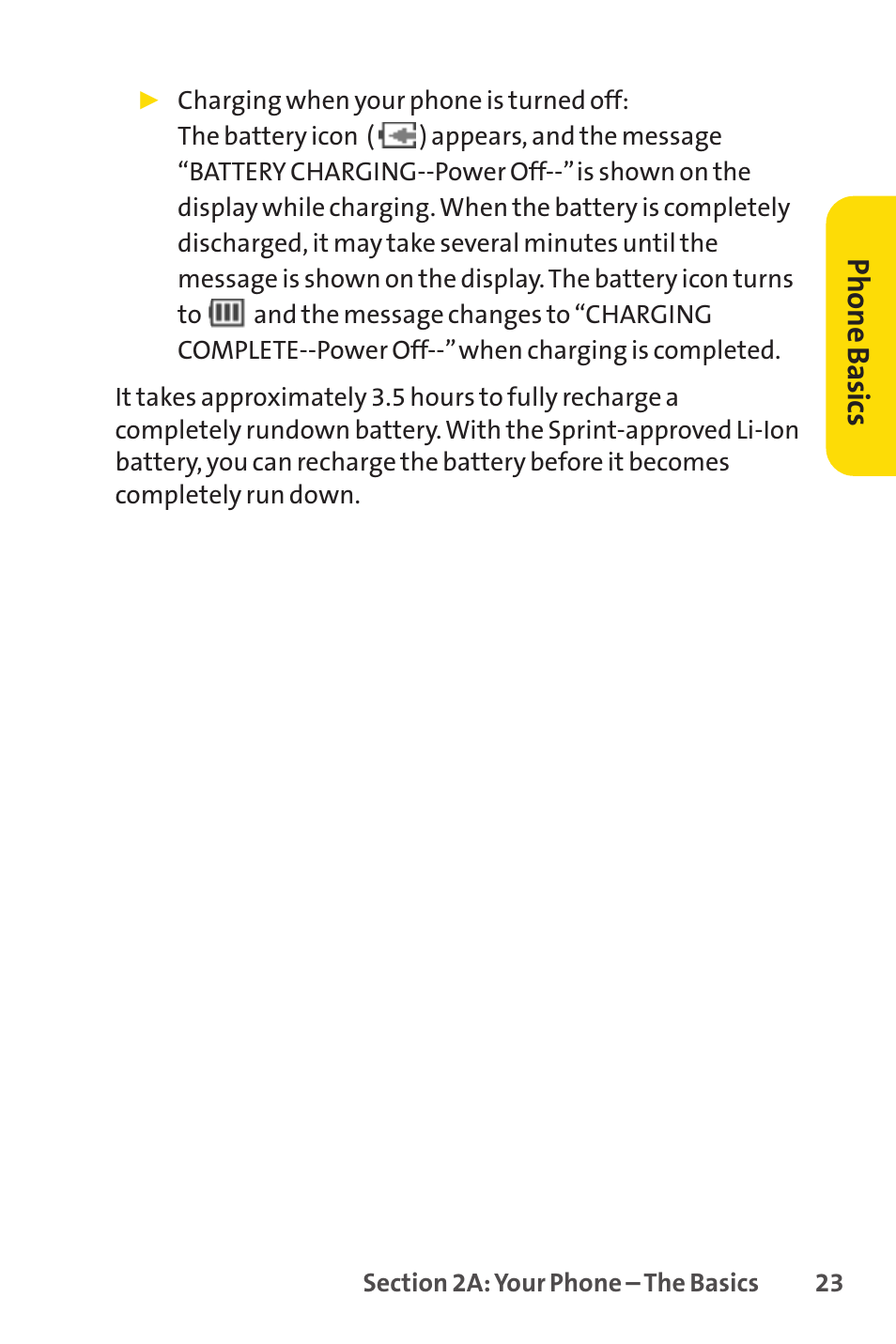 Phone basics | Sprint Nextel PCSVISIONPHONE SCP-3100 User Manual | Page 39 / 270