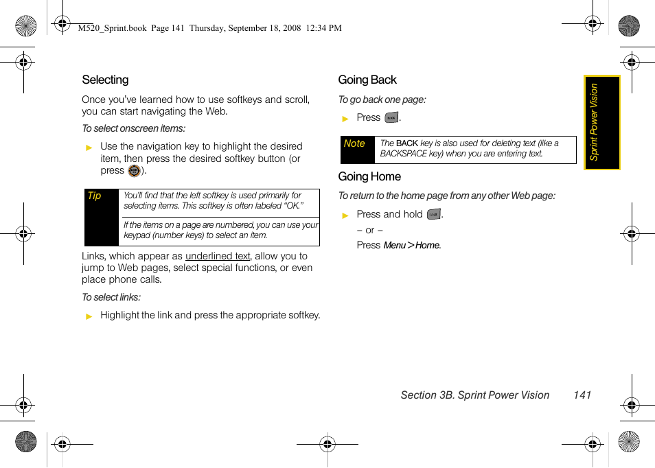 Sprint Nextel M520 User Manual | Page 157 / 199