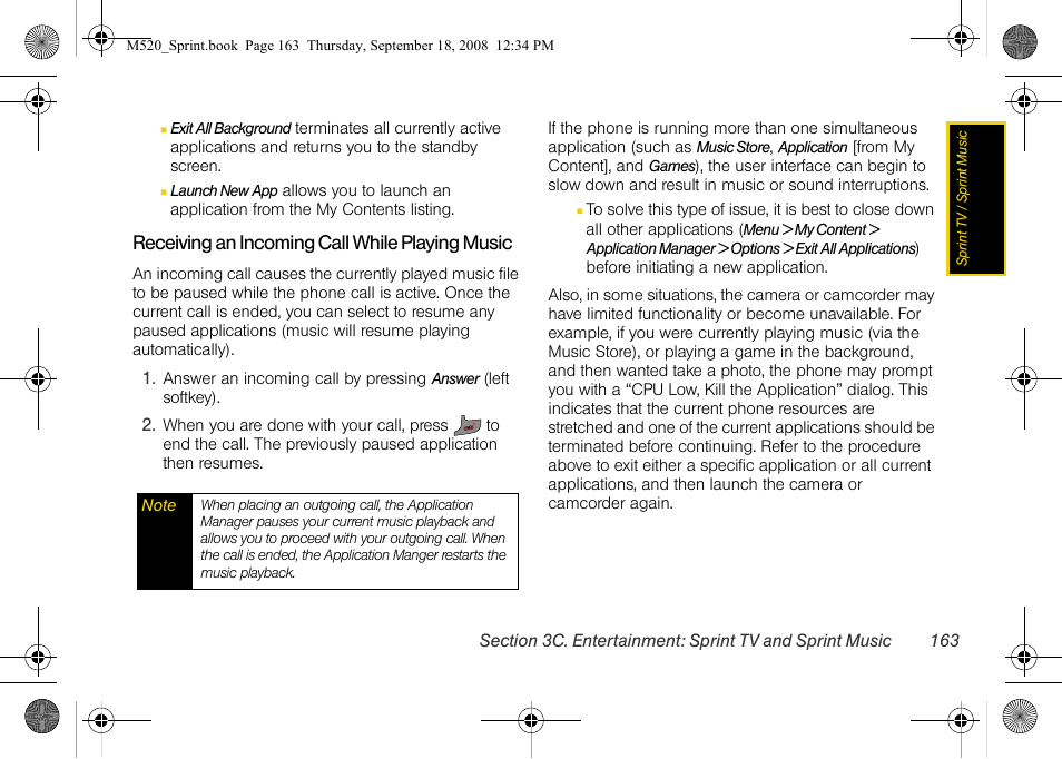 Sprint Nextel M520 User Manual | Page 179 / 199