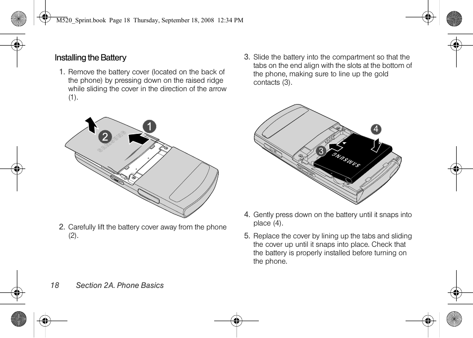 Sprint Nextel M520 User Manual | Page 34 / 199