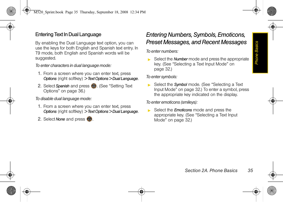 Sprint Nextel M520 User Manual | Page 51 / 199