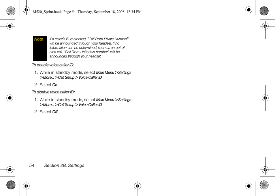 Sprint Nextel M520 User Manual | Page 70 / 199