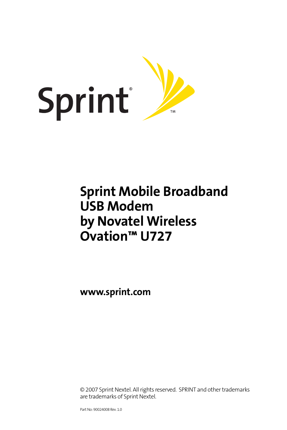 Sprint Nextel U727 User Manual | 183 pages