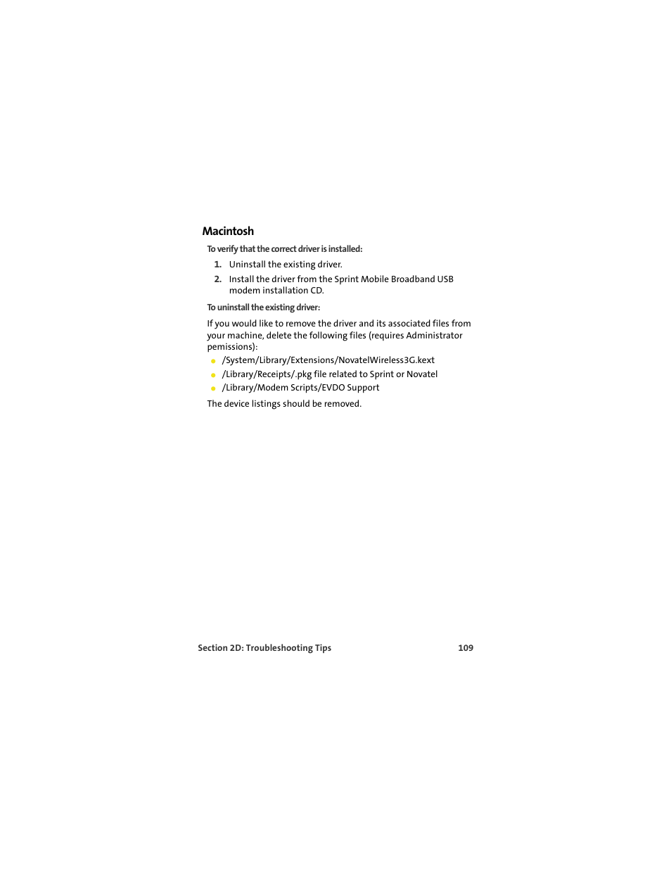 Macintosh | Sprint Nextel U727 User Manual | Page 117 / 183