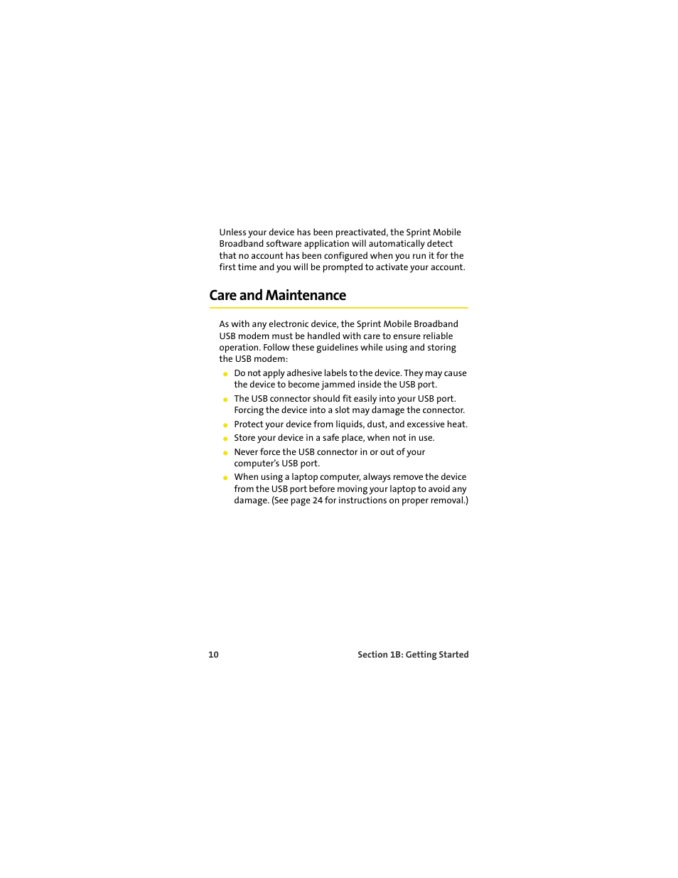 Care and maintenance | Sprint Nextel U727 User Manual | Page 18 / 183