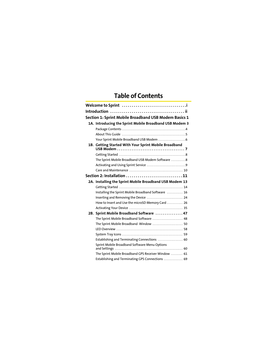 Sprint Nextel U727 User Manual | Page 3 / 183