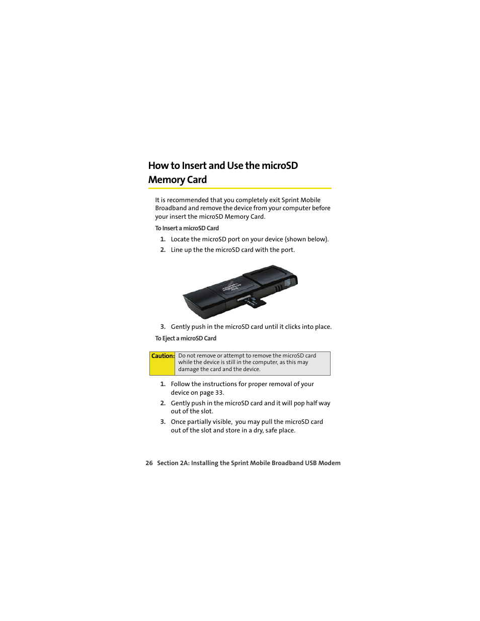 How to insert and use the microsd memory card | Sprint Nextel U727 User Manual | Page 34 / 183