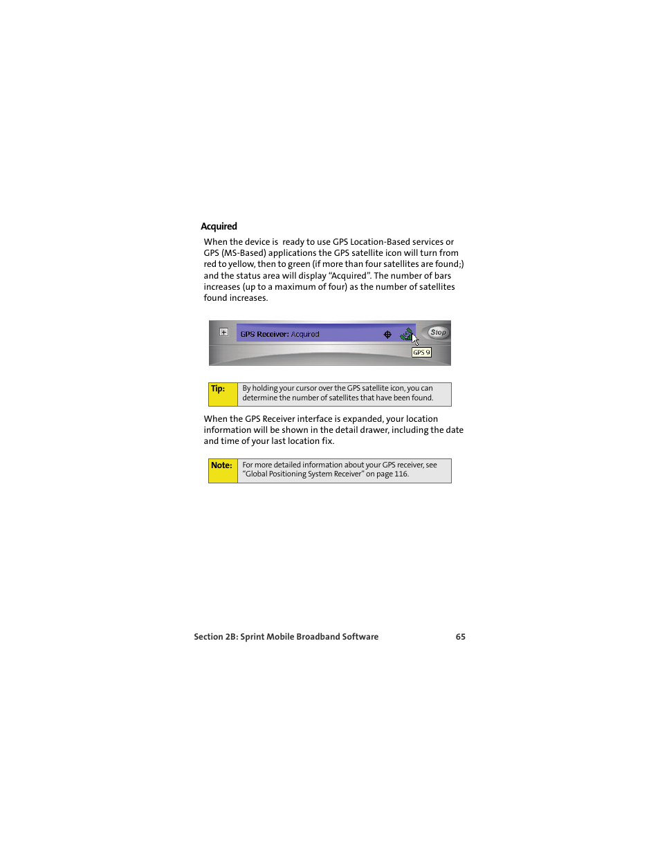 Acquired | Sprint Nextel U727 User Manual | Page 73 / 183