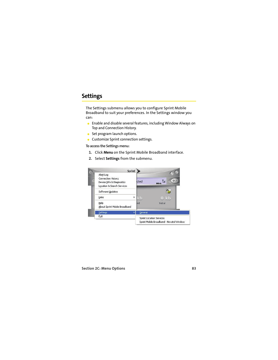 Settings | Sprint Nextel U727 User Manual | Page 91 / 183