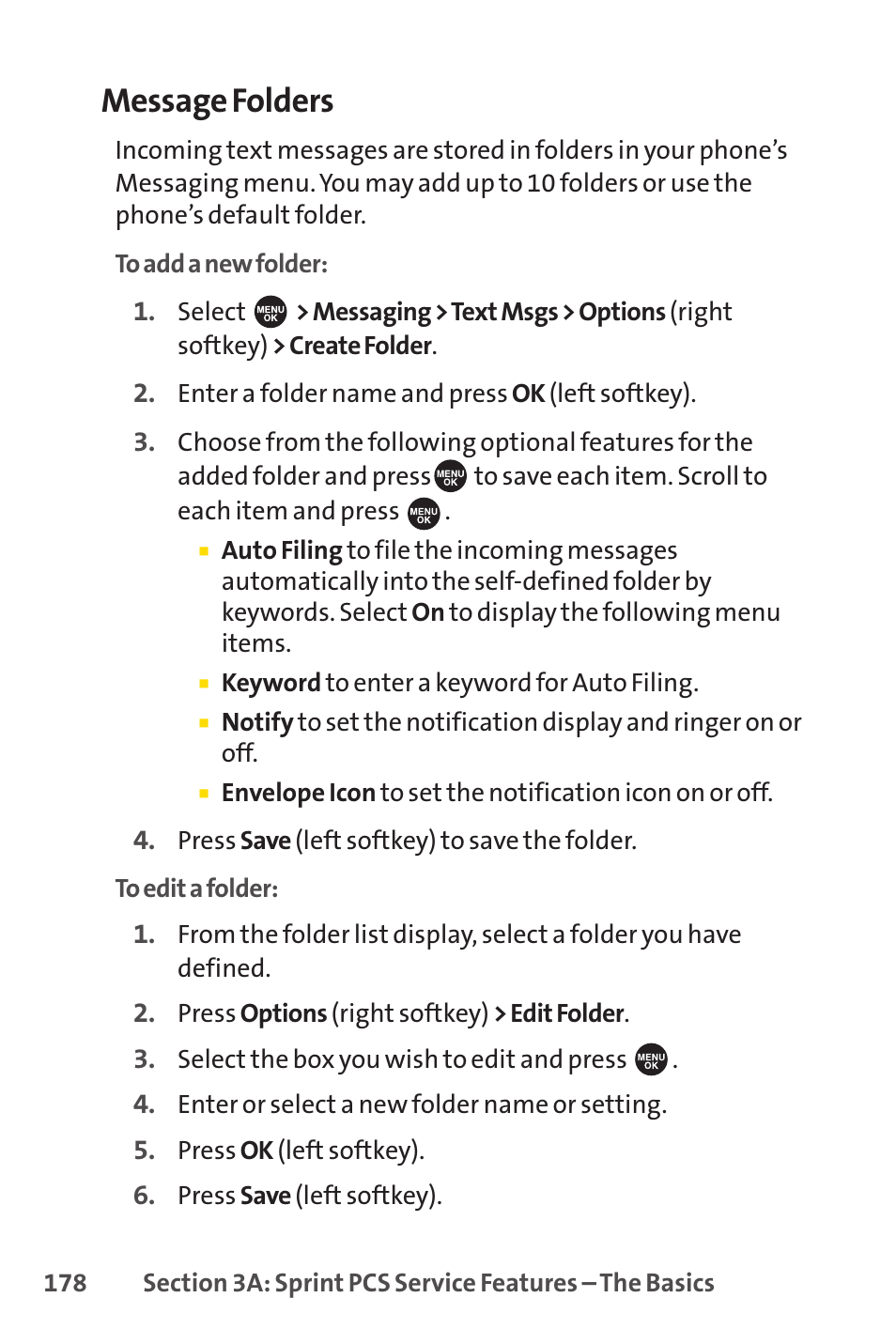 Message folders | Sprint Nextel SPRINT PCS VISIO SCP-7000 User Manual | Page 194 / 254