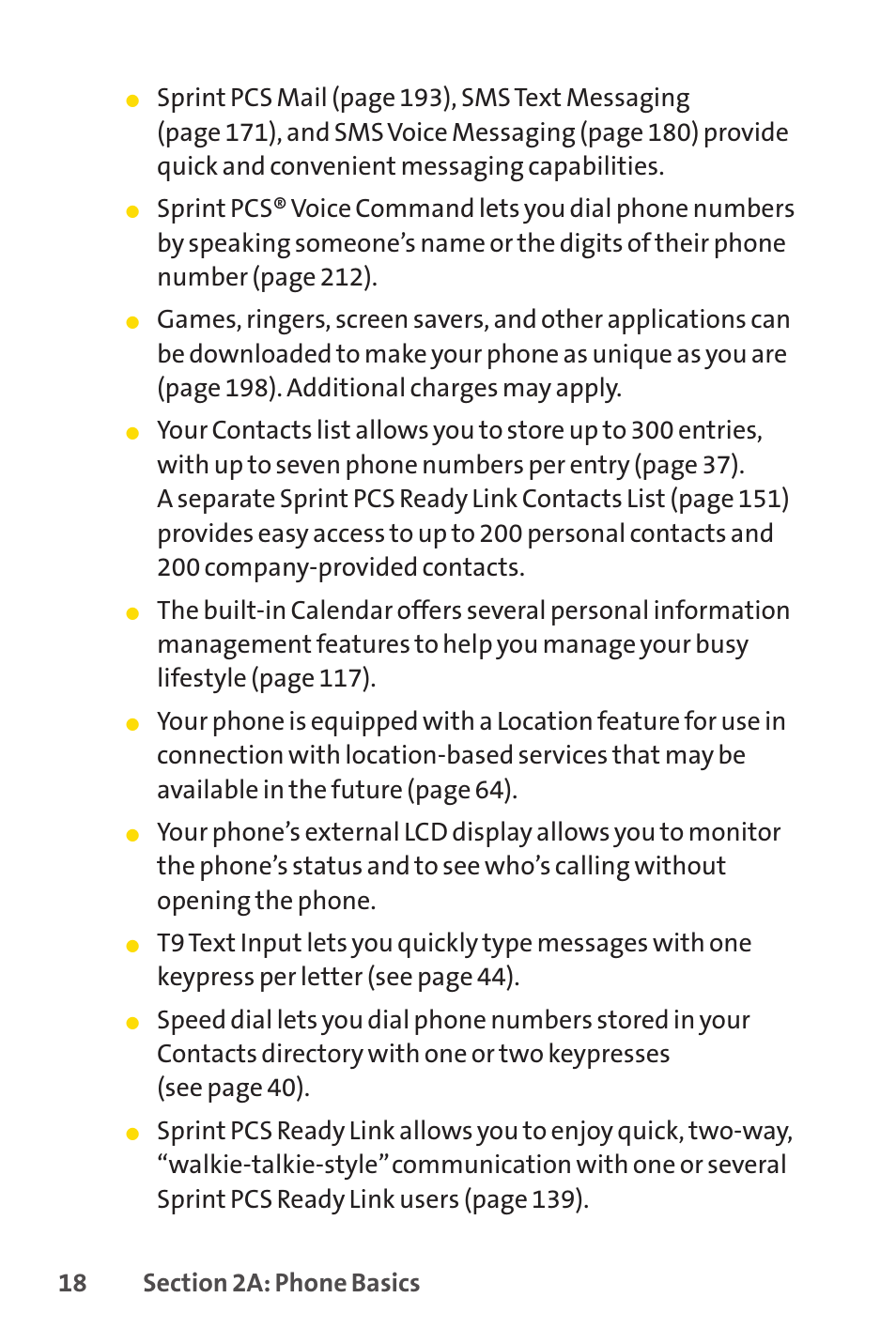 Sprint Nextel SPRINT PCS VISIO SCP-7000 User Manual | Page 34 / 254