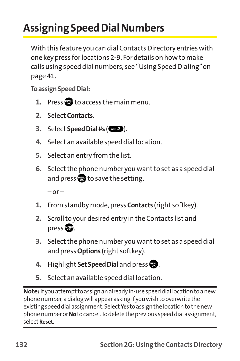 Assigning speed dial numbers | Sprint Nextel MM-7500 User Manual | Page 142 / 345