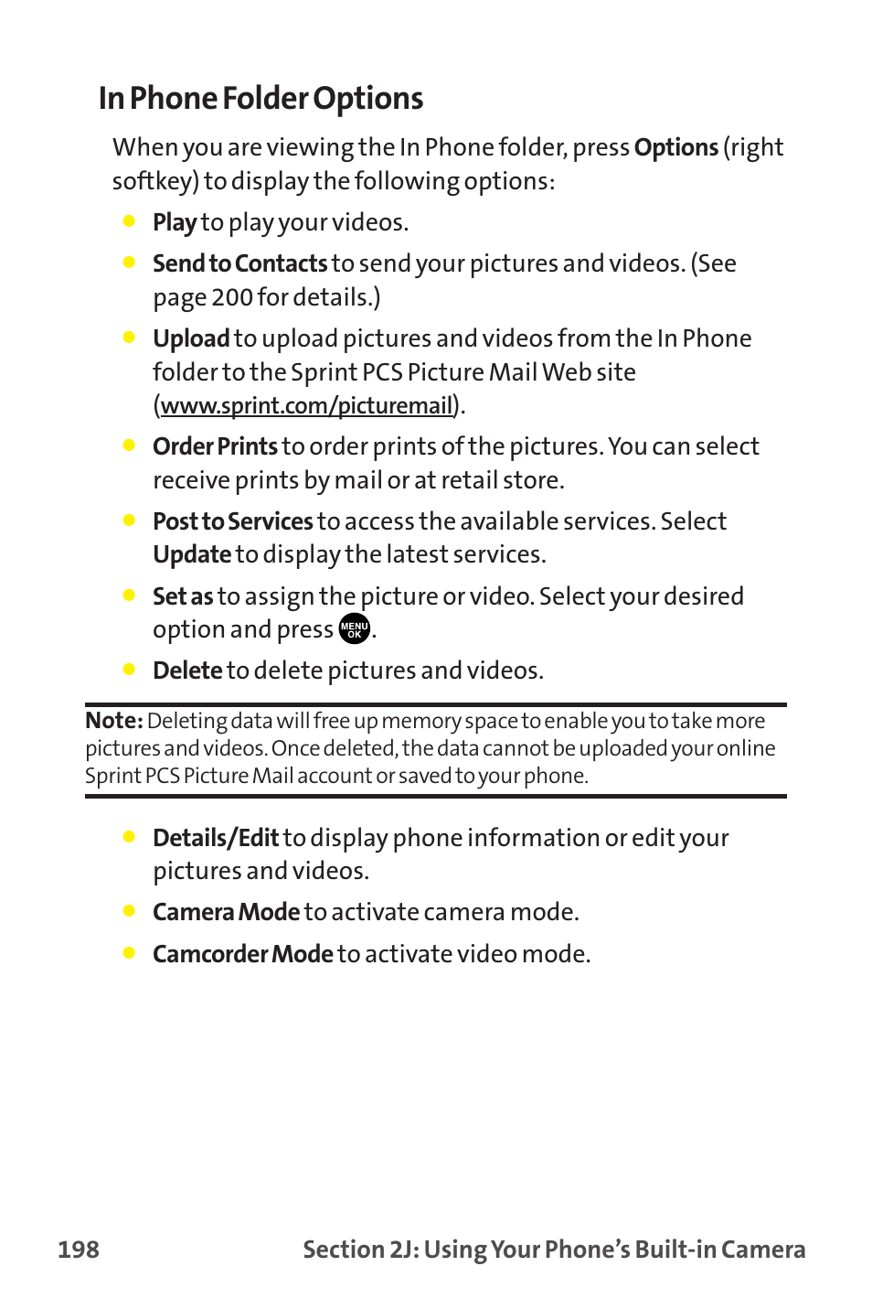 Sprint Nextel MM-7500 User Manual | Page 208 / 345