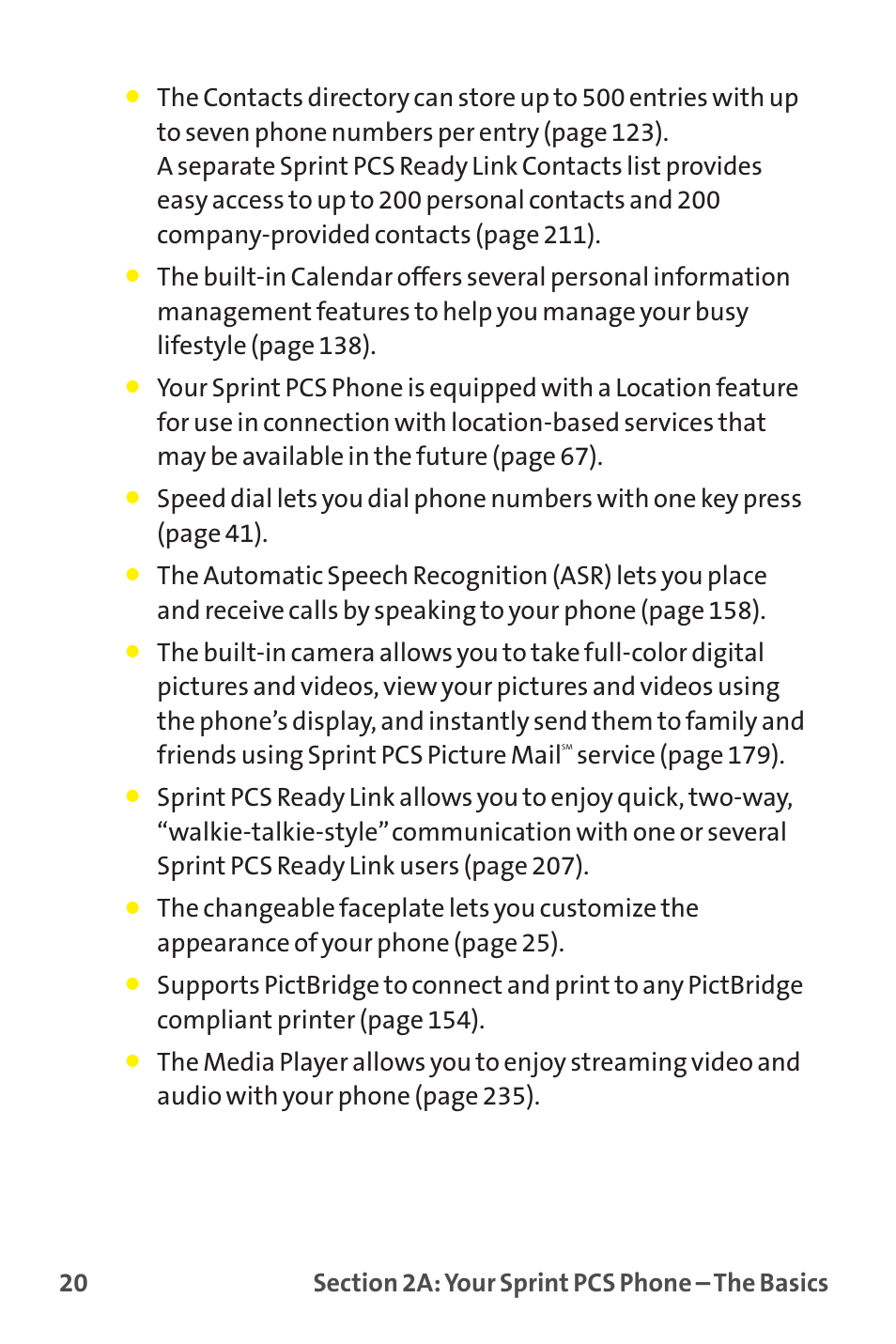 Service (page 179) | Sprint Nextel MM-7500 User Manual | Page 30 / 345