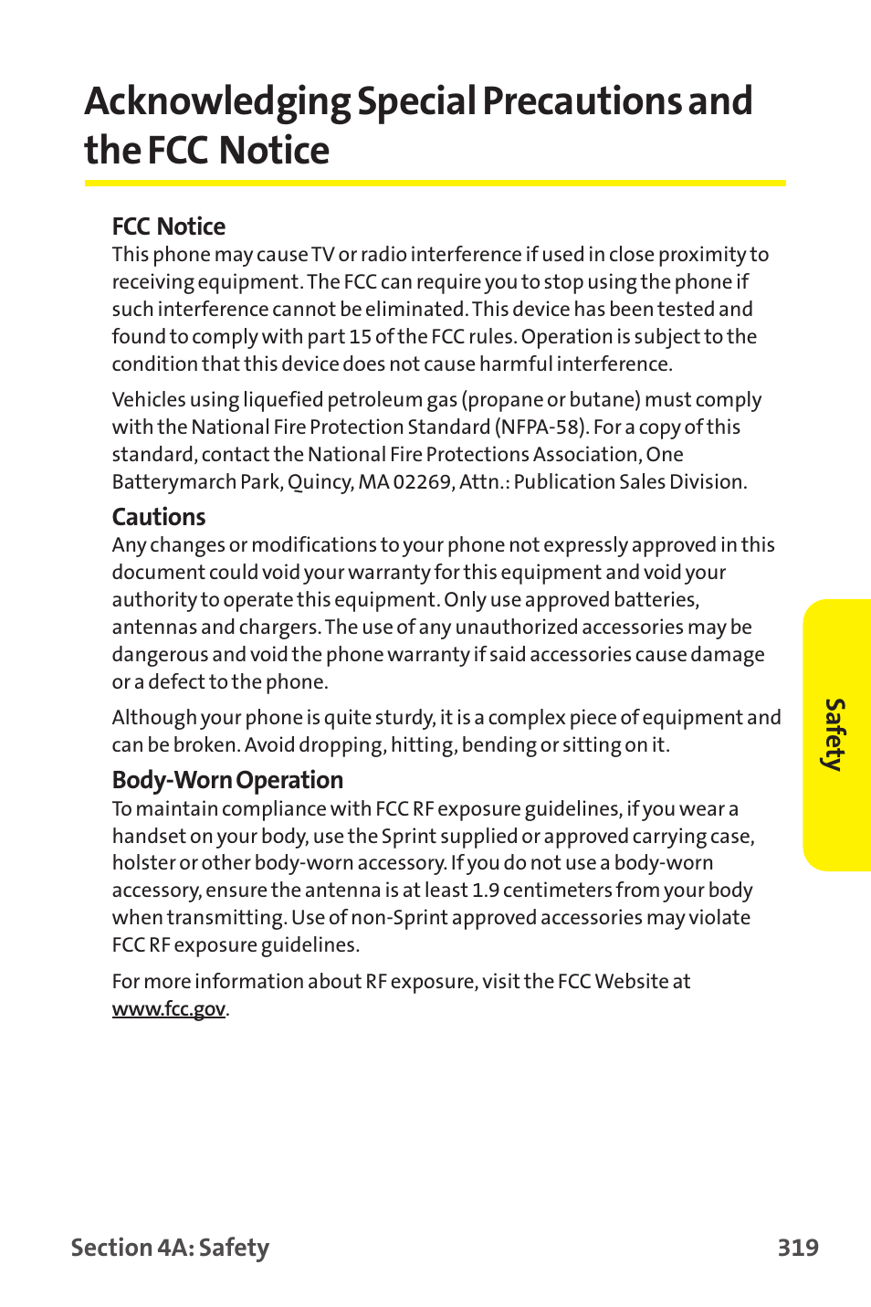 Sprint Nextel MM-7500 User Manual | Page 329 / 345