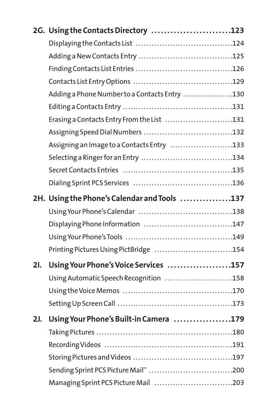 Sprint Nextel MM-7500 User Manual | Page 5 / 345