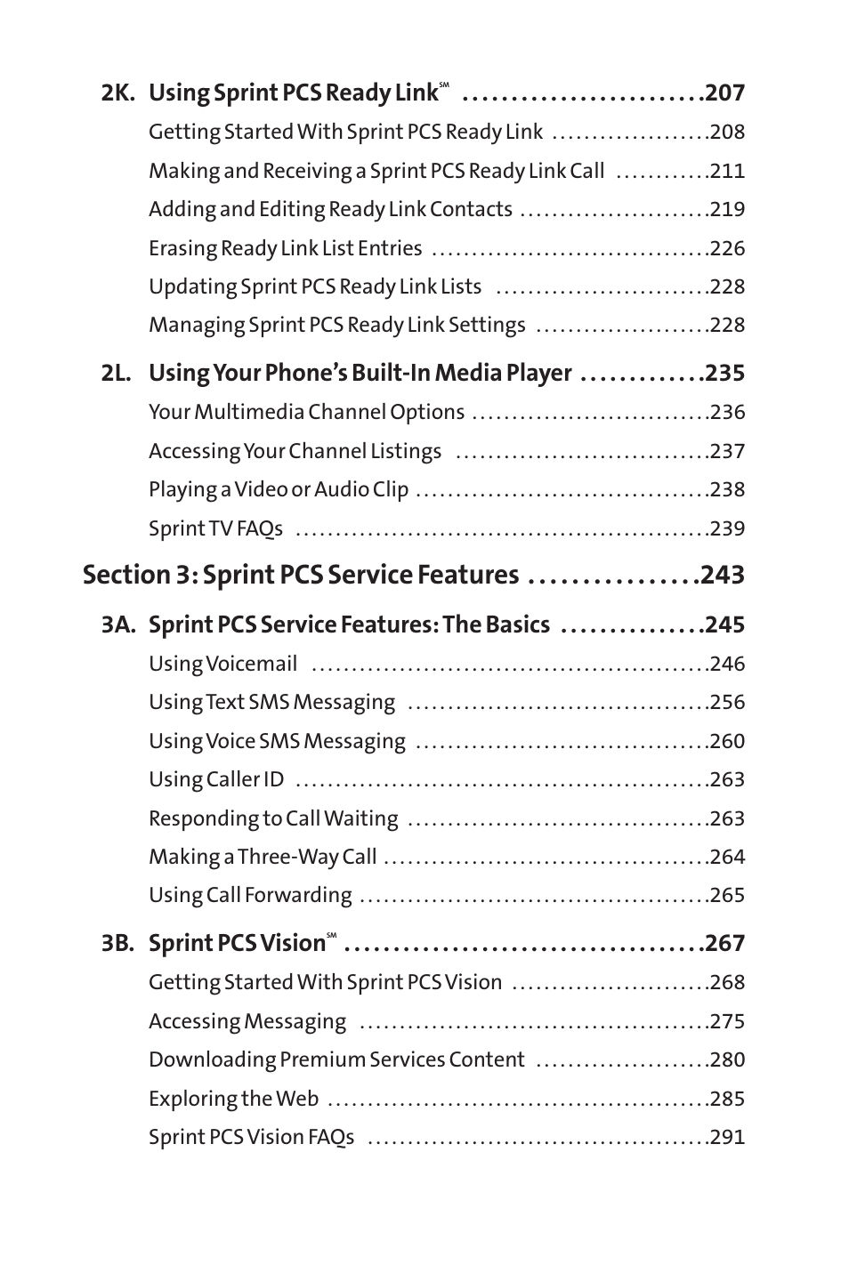 Sprint Nextel MM-7500 User Manual | Page 6 / 345