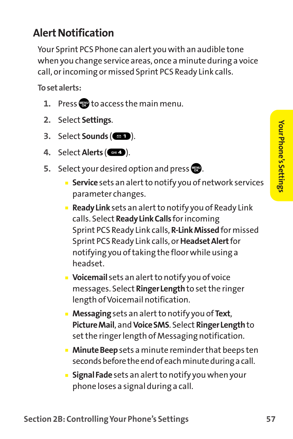 Alert notification | Sprint Nextel MM-7500 User Manual | Page 67 / 345